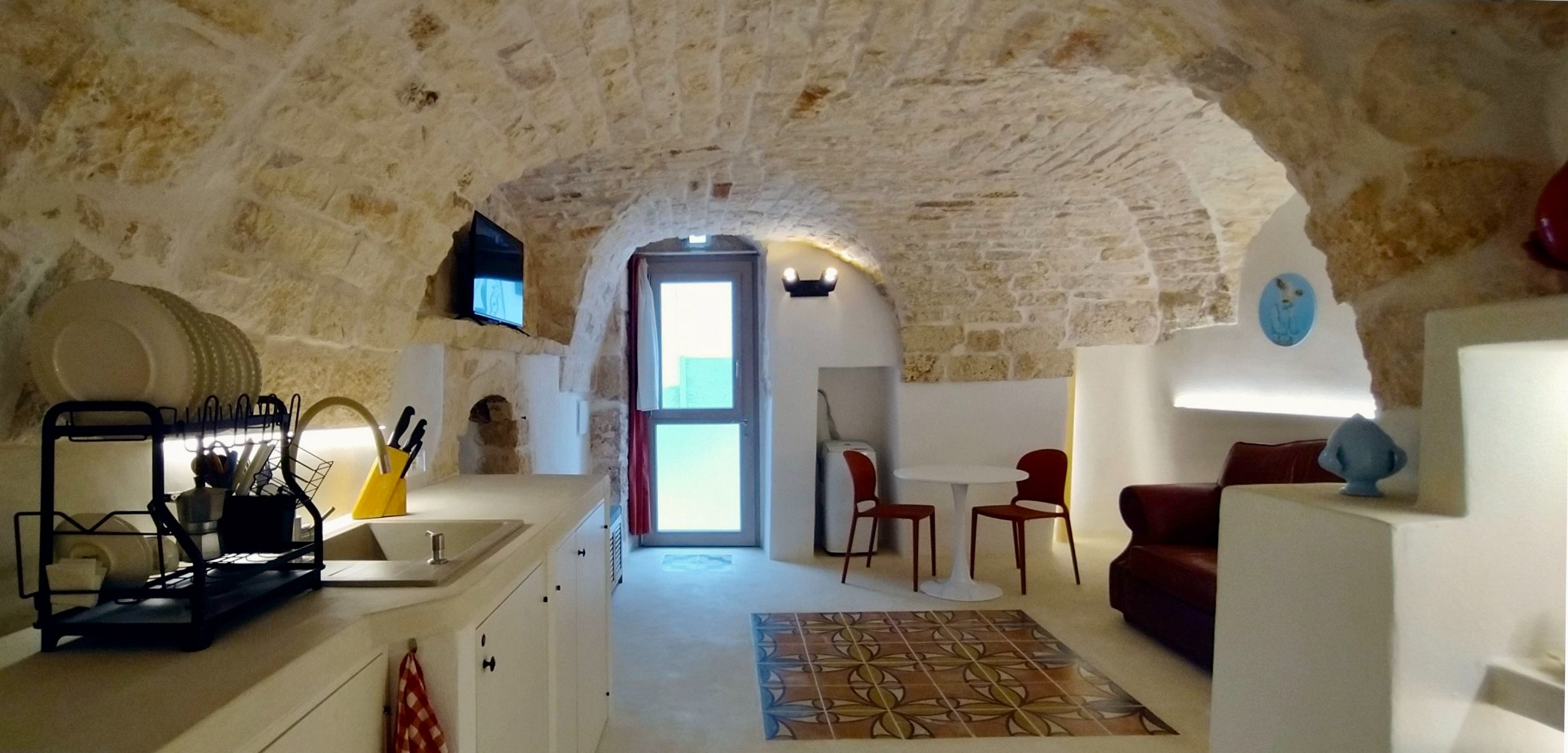 Zona notte del monolocale Colle dei Monaci 68